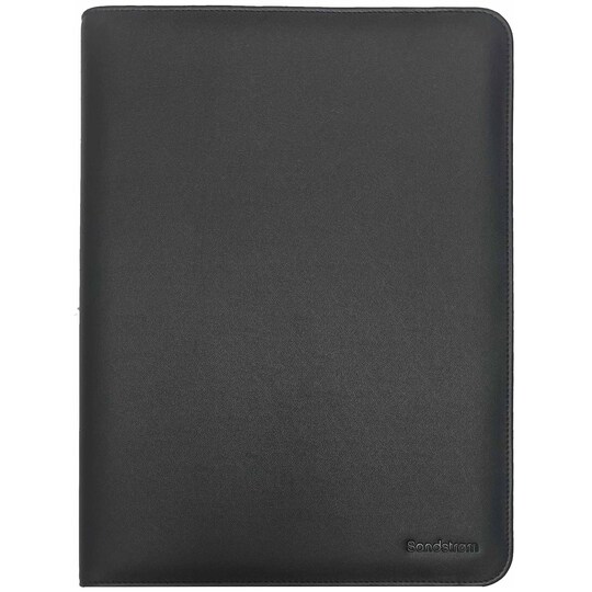 Sandstrøm Læder Folio universal 10-11" tablet etui (sort) | Elgiganten