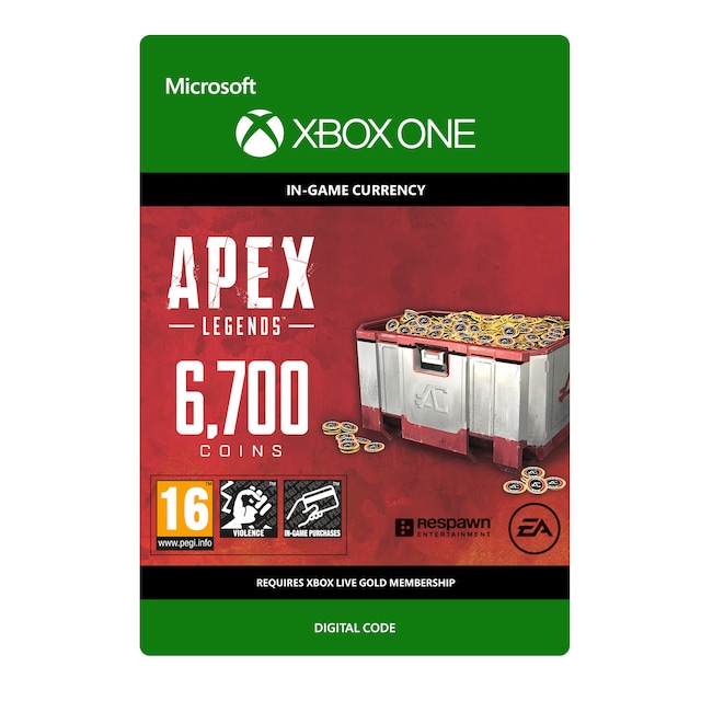 APEX Legends: 6700 Coins - XBOX One,Xbox Series X,Xbox Series S