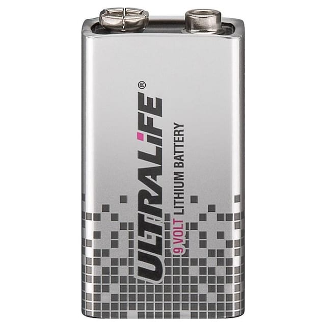 Ultralife 6F22 /9 V Block((U9VL-J-P) batteri, 1 stk. blister