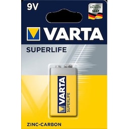 Varta 6F22/9 V Block (2022) batteri, 1 stk. blister