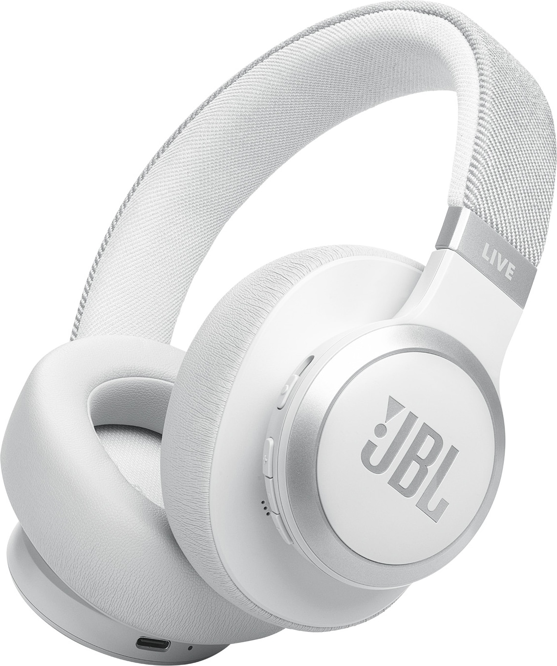 JBL Live 770NC wireless around-ear headphones (hvid) | Elgiganten