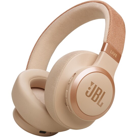 JBL Live 770NC wireless around-ear headphones (sand)