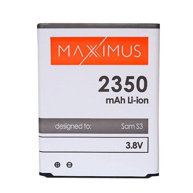 Samsung Galaxy S3 Maxximus Batteri EB-L1G6LLU 2350mAh