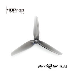 HQ HeadsUp Racing Prop R38 5.1 tommer grå