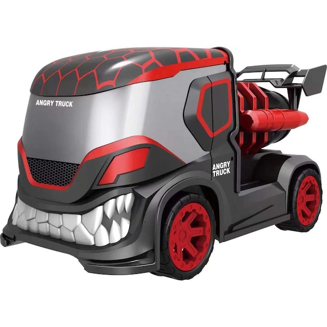 Angry Truck - med lys og røg - Rød