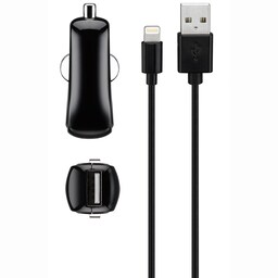 Goji biloplader 2.4A Lightning-kabel