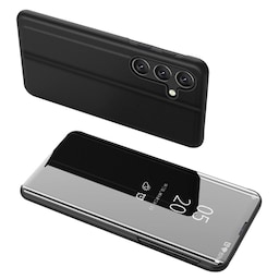 SKALO Samsung A54 5G Clear View Mirror Etui - Sort