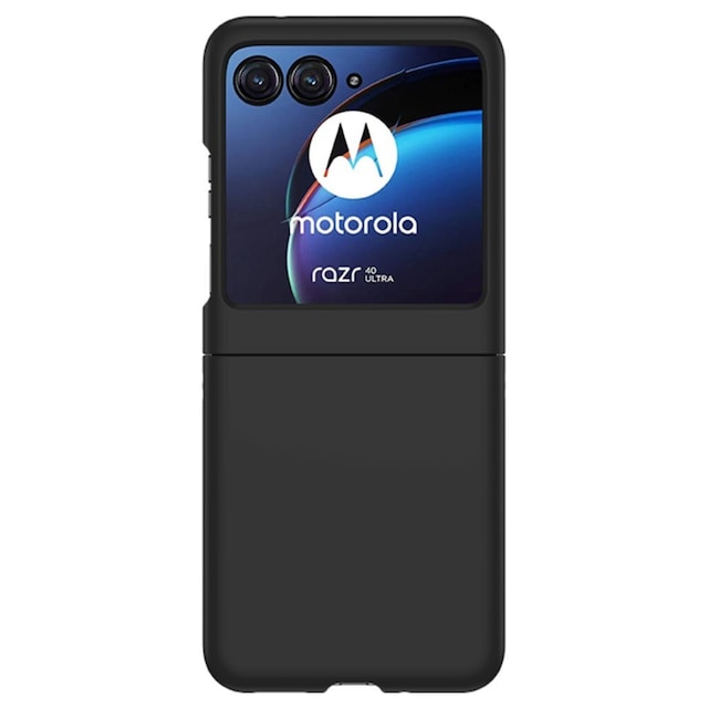 SKALO Motorola Razr 40 Ultra 5G Ultratynd Skin-touch Fold Cover - Sort