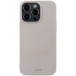 Holdit Slim Case iPhone 15 Pro Max-etui (grå)
