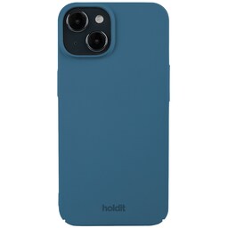 Holdit Slim Case iPhone 15 etui (blå)