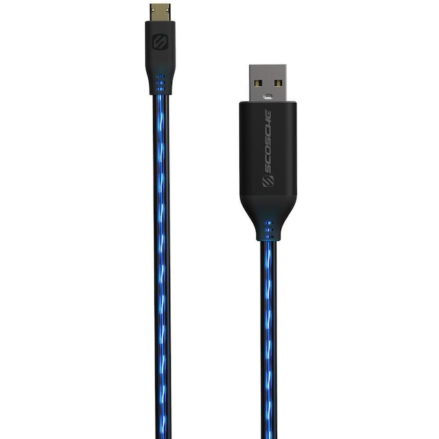 Powerstream ladekabel Micro USB til USB-A - 93cm