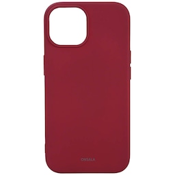 Onsala iPhone 15 silikoneetui (rød)