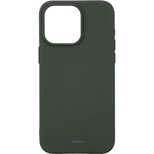 Onsala iPhone 15 Pro Max silikoneetui (grøn)