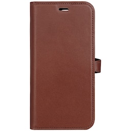 Buffalo iPhone 15 Pro 2in1 Leather MagSeries pungetui (brun)