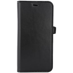 Buffalo iPhone 15 Plus 2in1 Leather MagSeries pungetui (sort)