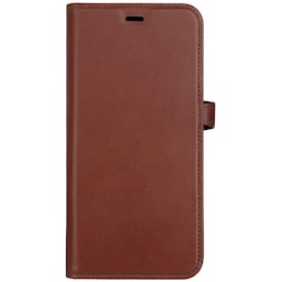 Buffalo iPhone 15 Pro Max 2in1 Leather MagSeries pungetui (brun)