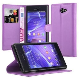 Sony Xperia M2 / M2 AQUA Pungetui Cover Case (Lilla)