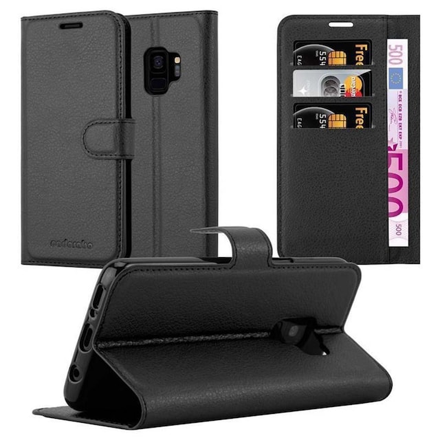 Samsung Galaxy S9 Pungetui Cover Case (Sort)