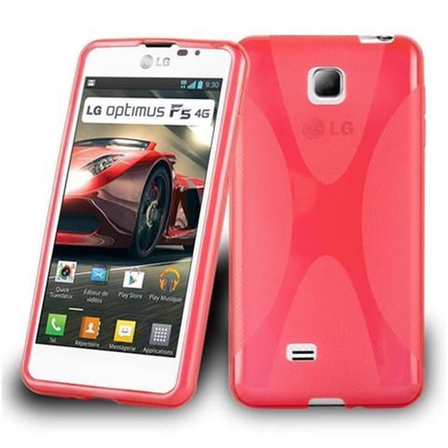 LG OPTIMUS F5 / LUCID 2 Etui Case Cover (Rød)
