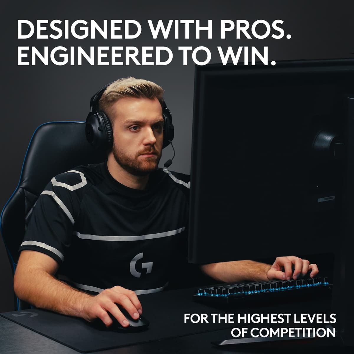 Logitech G PRO X TKL Lightspeed Linear trådløst gamingtastatur (sort)