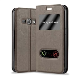 Pungetui Samsung Galaxy J1 2015 Cover Case (Brun)