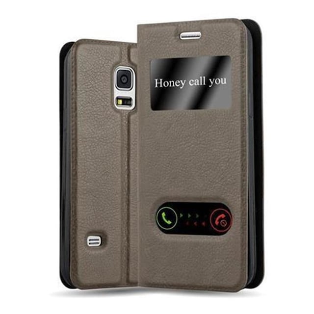 Pungetui Samsung Galaxy S5 / S5 NEO Cover Case (Brun)