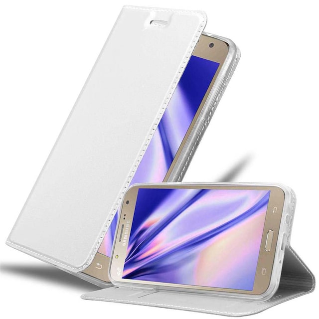 Cover Samsung Galaxy J7 2015 Etui Case (Sølv)