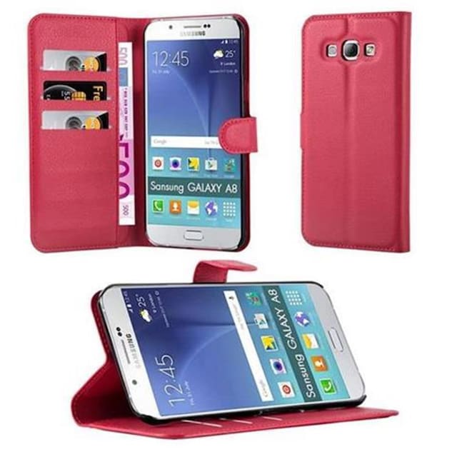 Samsung Galaxy A8 2015 Pungetui Cover Case (Rød)