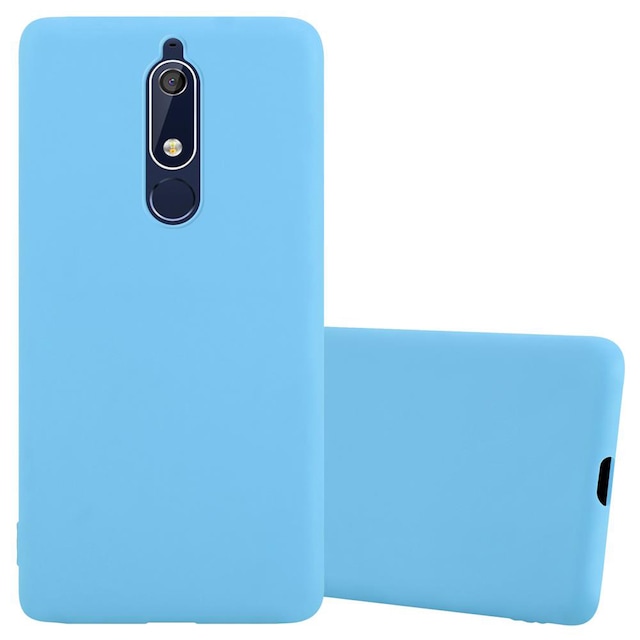 Cover Nokia 5.1 Etui Case (Blå)