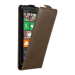 Nokia Lumia 929 / 930 Pungetui Flip Cover (Brun)