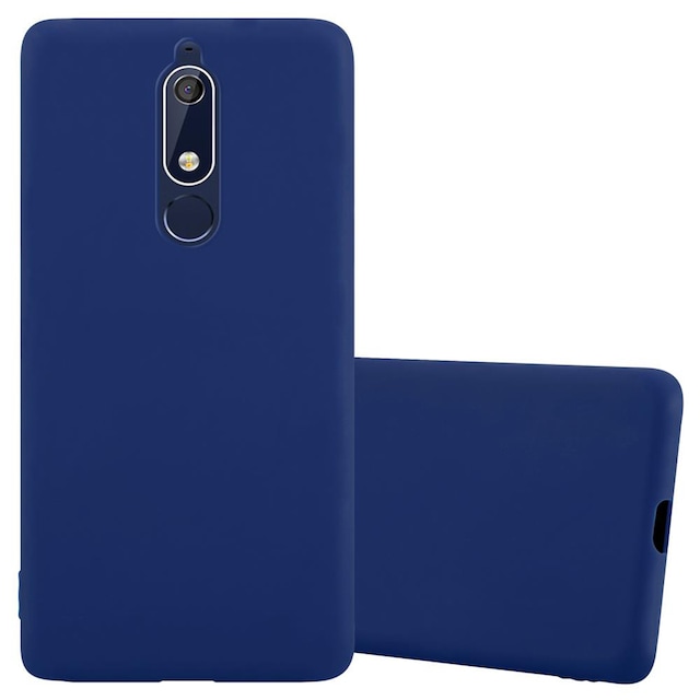 Cover Nokia 5.1 Etui Case (Blå)