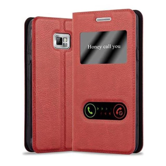 Pungetui Samsung Galaxy S2 / S2 PLUS Cover Case (Rød)