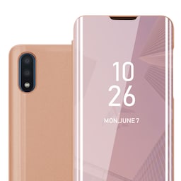 Samsung Galaxy A01 Pungetui Cover Case (Lyserød)