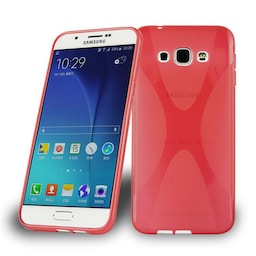 Samsung Galaxy A8 2015 Etui Case Cover (Rød)