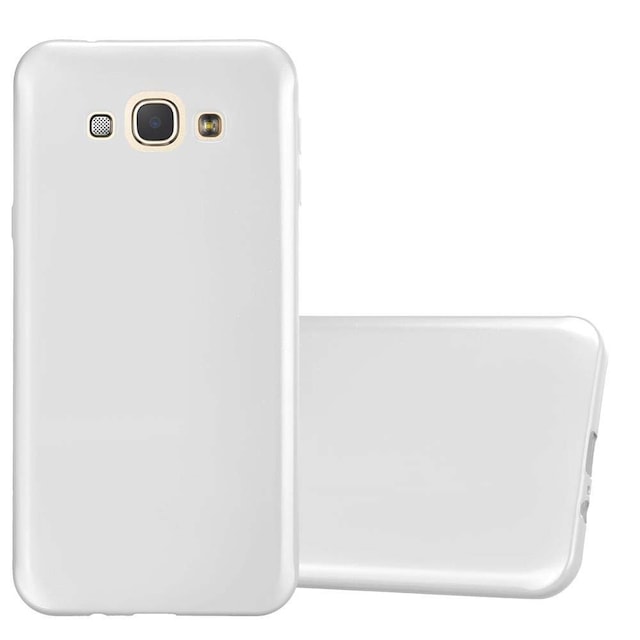 Samsung Galaxy A8 2015 Cover Etui Case (Sølv)