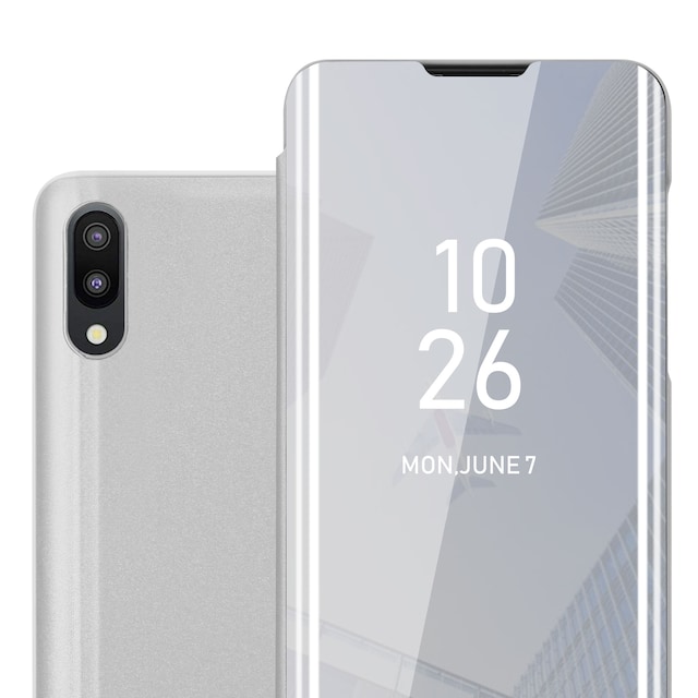 Samsung Galaxy A10 / M10 Pungetui Cover Case (Sølv)