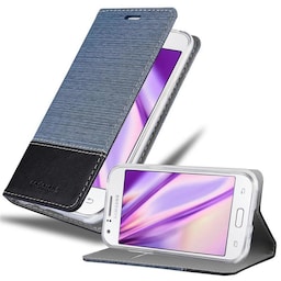 Samsung Galaxy J1 2015 Pungetui Cover Case (Blå)