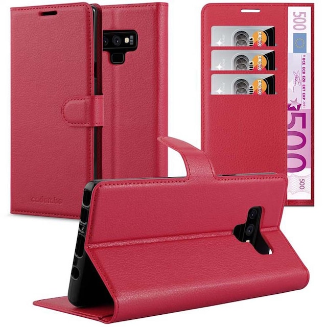 Samsung Galaxy NOTE 9 Pungetui Cover Case (Rød)