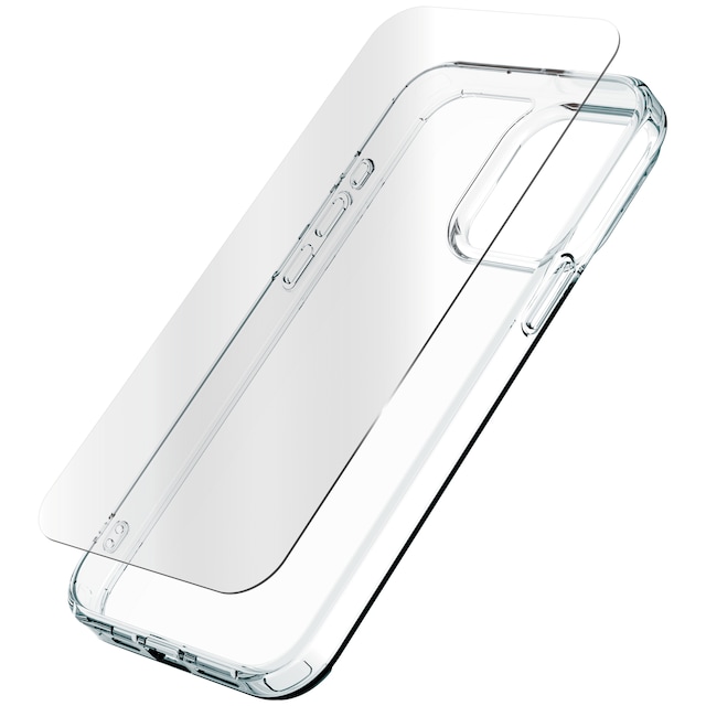 Zagg iPhone 15 Pro Max Glass Elite 360 etui og skærmbeskytter (gennemsigtig)