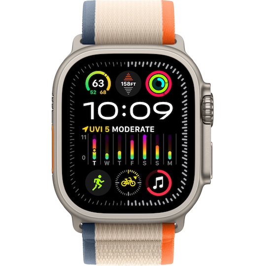 Apple Watch Ultra 2,49mm GPS+CEL Titanium S/M (Orange/Beige/Trail Loop)