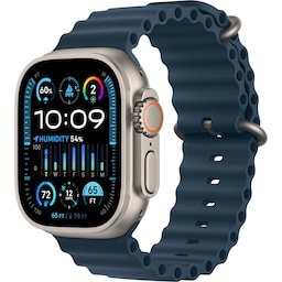 Apple Watch Ultra 2,49mm GPS+CEL Titanium (Blå/hav-bånd)