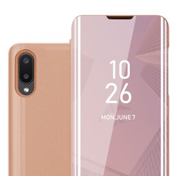 Samsung Galaxy A02 / M02 Pungetui Cover Case (Lyserød)