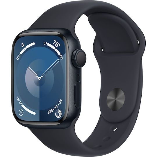 Apple Watch S9 41mm GPS (Midnight Alu/Midnight Sportbånd) S/M