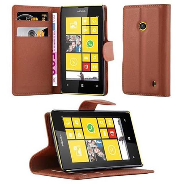 Nokia Lumia 520 / 521 Pungetui Cover Case (Brun)