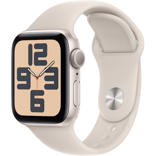 Apple Watch SE 2nd Gen 40mm GPS (Stjerneskær/Stjerneskær sportsrem M/L)