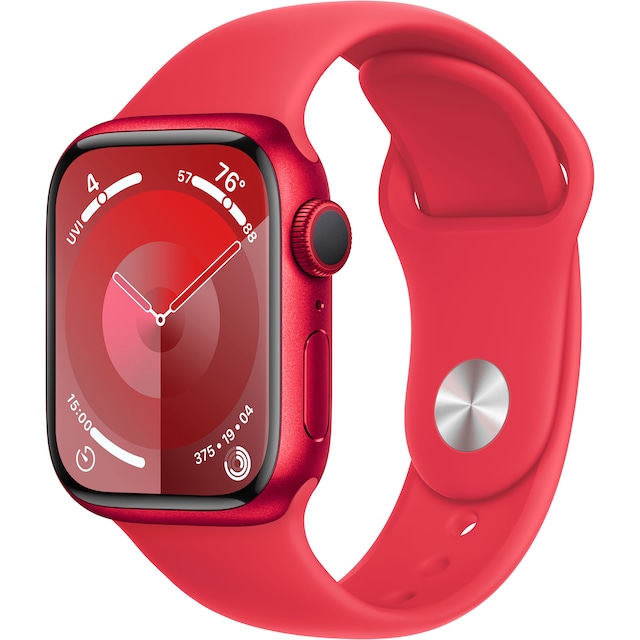 Apple Watch S9 41mm CEL (((PRODUCT)RED Alu/(PRODUCT)RED Sportsbånd) S/M