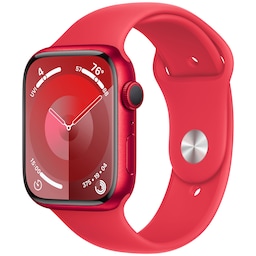 Apple Watch S9 45mm GPS (RED Alu/RED Sportsbånd) M/L
