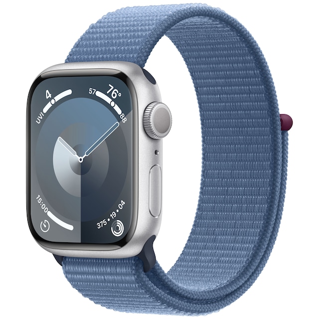 Apple Watch S9 41mm GPS (Silver Alu/Winter Blue Sports-Loop)