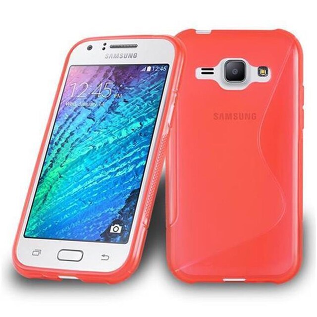 Samsung Galaxy J1 2015 Etui Case Cover (Rød)