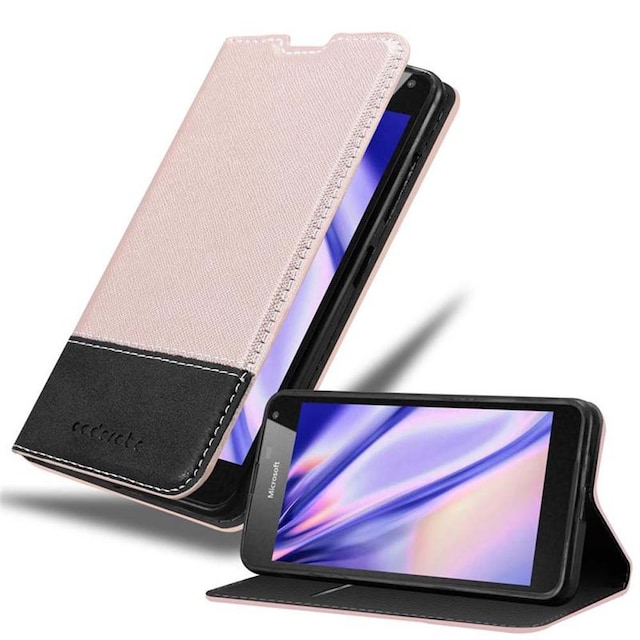 Nokia Lumia 650 Etui Case Cover (Lyserød)